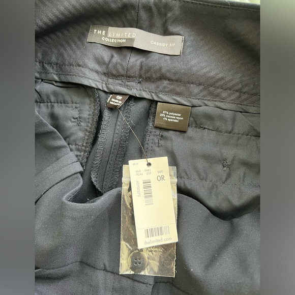 The Limited 2014 Cassidy Fit Boot Cut Navy Pants 0 XS Low Rise - Picture 6 of 11